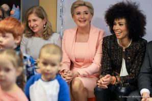 Agata Kornhauser-Duda i Laura Mattarella z wizytą w RiO Edu Centrum