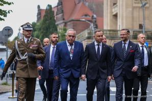 [VIDEO] Szczecin. Prezydent Andrzej Duda na obchodach 43. rocznicy podpisania Porozumień Sierpniowych