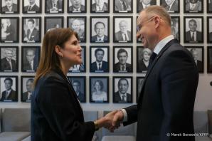 [VIDEO] Kwestie bezpieczeństwa w kontekście trwających konfliktów: na Ukrainie i na Bliskim Wschodzie oraz zrównoważony rozwój to tematy rozmów Prezydenta Andrzeja Dudy w siedzibie ONZ w Nowym Jorku