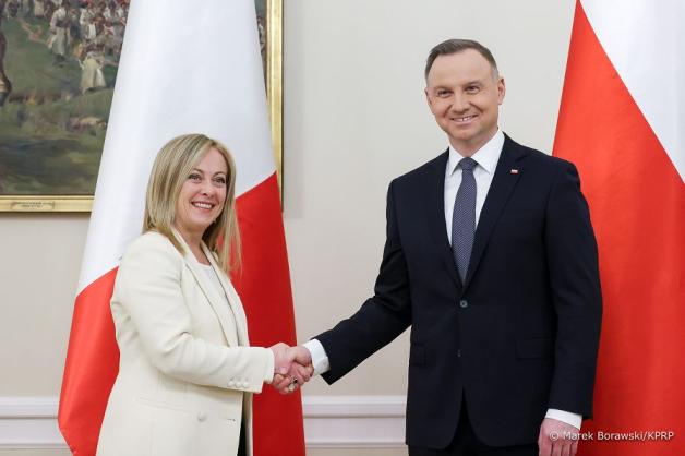 Spotkanie Prezydenta RP z Premier Republiki Włoskiej